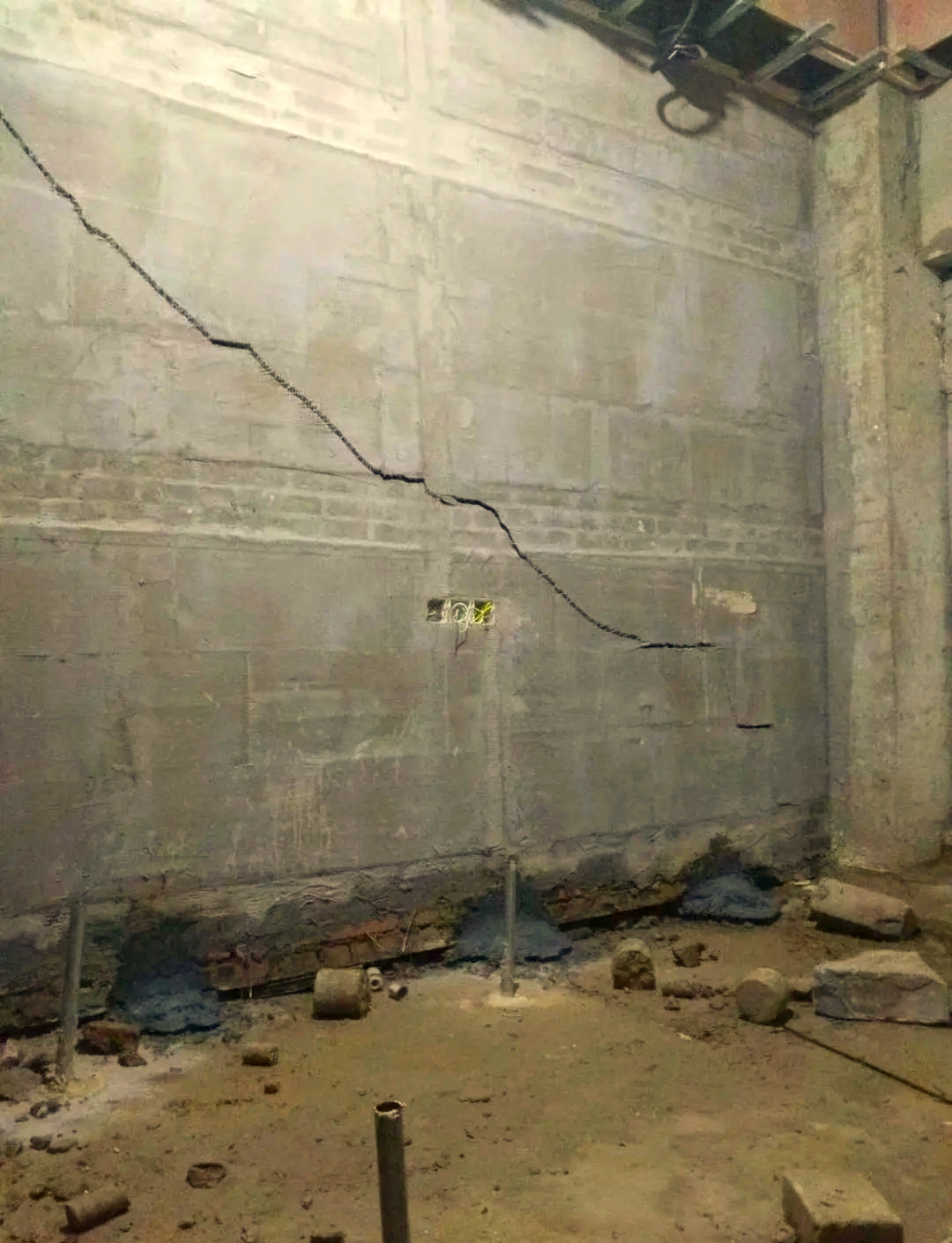 张家口崇礼县房屋下沉加固
